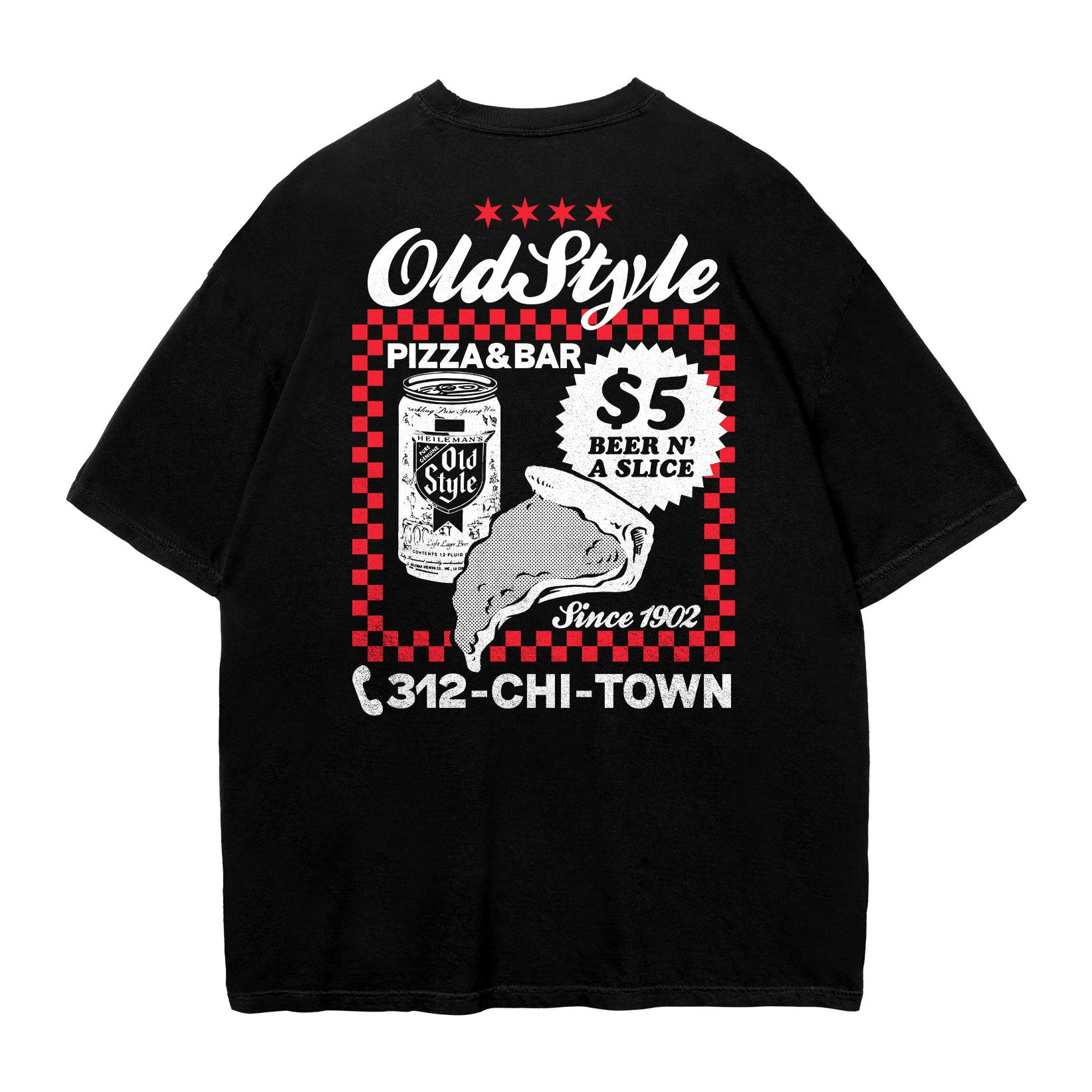 Pizza & Bar Tee | Old Style – Old Style Beer Store
