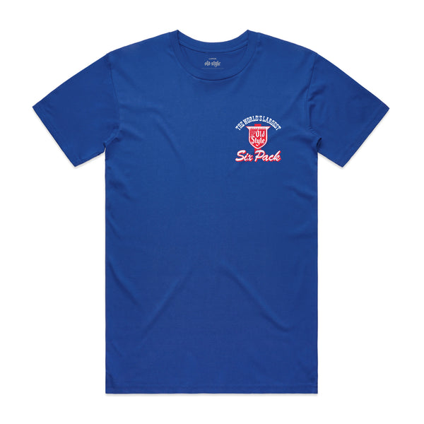 WORLD'S LARGEST SIX PACK TEE - ROYAL BLUE