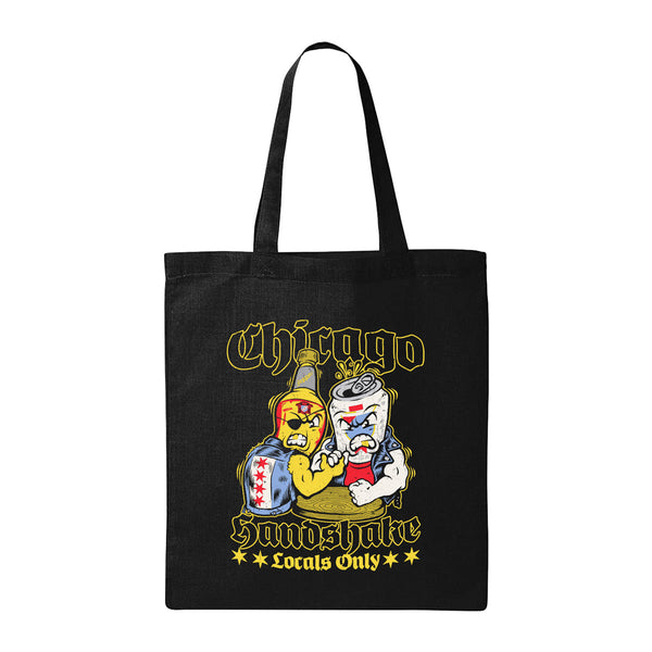 CHI HANDSHAKE LOCALS ONLY TOTE BAG