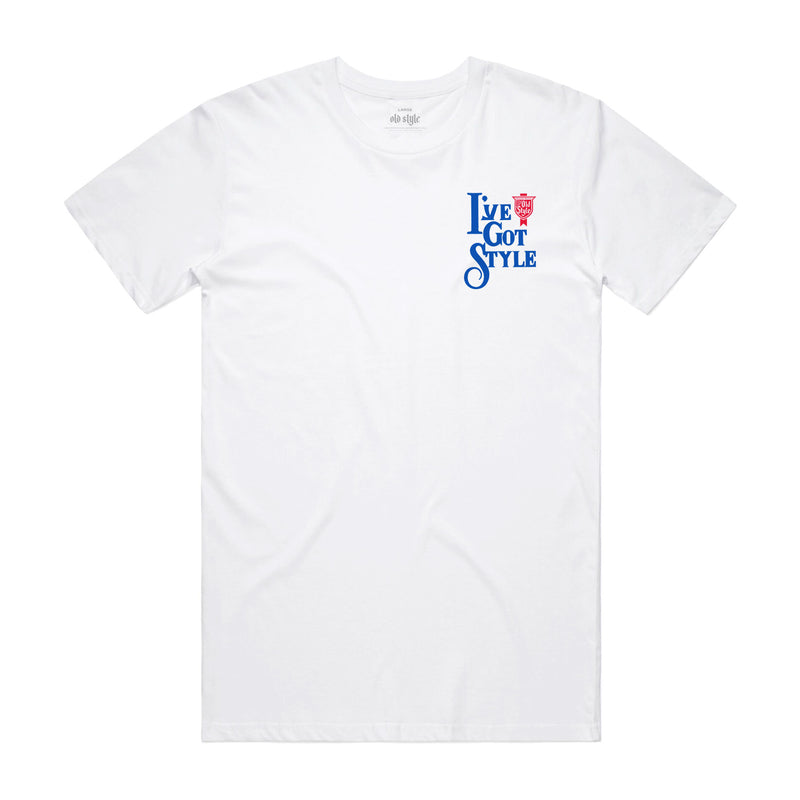 front of t shirt with "I've Got Style" on pocket