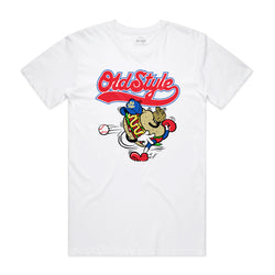 OLD STYLE X VIENNA BEEF DOG TEE - WHITE